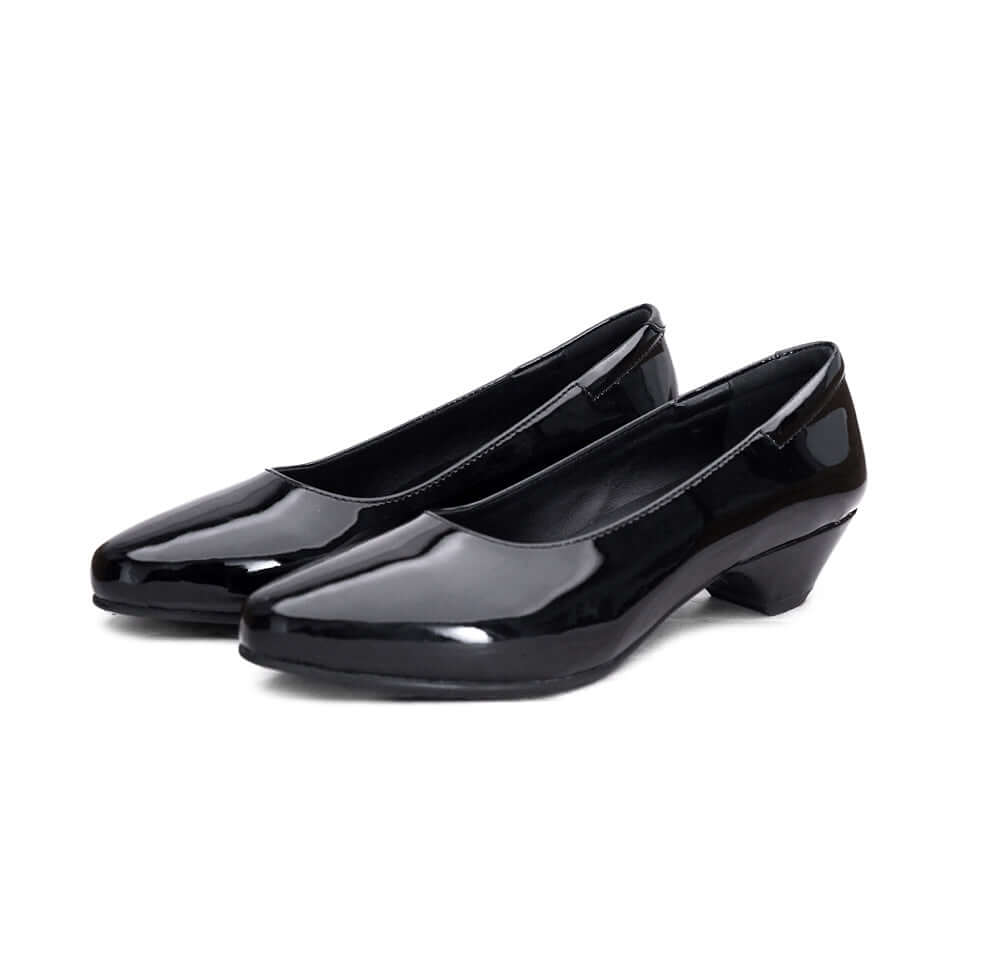 Inspire pumps stayshine black 1.25" Kitten Heel Bootmakers Inspire pumps stayshine black 1.25" Kitten Heel Bootmakers