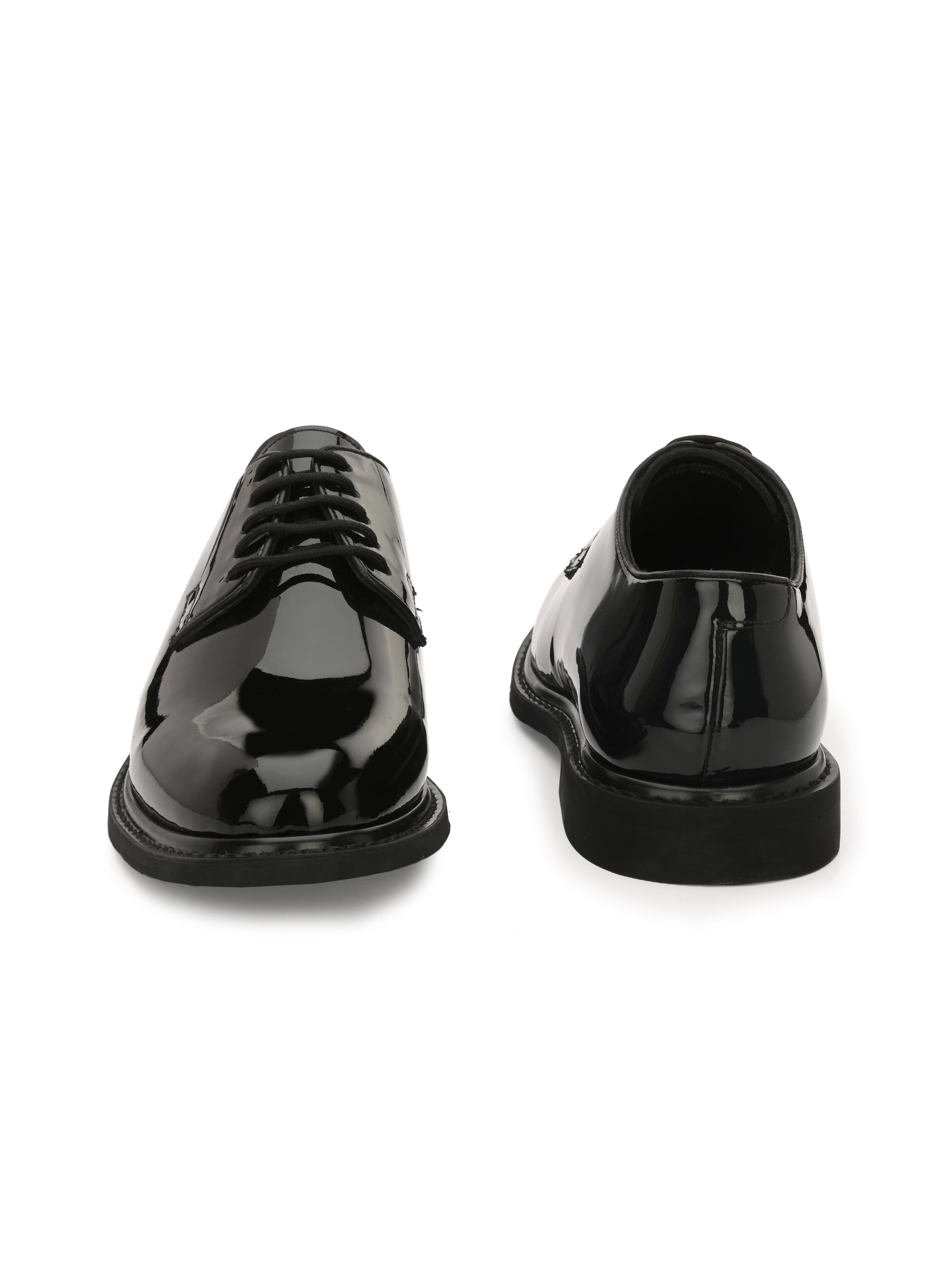 Derby 0469 Men's Stayshine Oxfords - Premium Black Leather