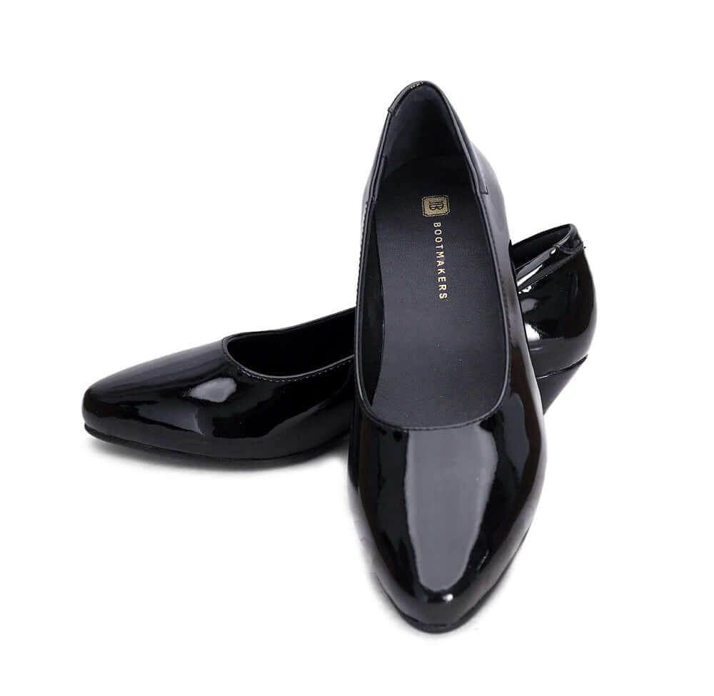 Inspire pumps stayshine black 1.25" Kitten Heel Bootmakers Inspire pumps stayshine black 1.25" Kitten Heel Bootmakers
