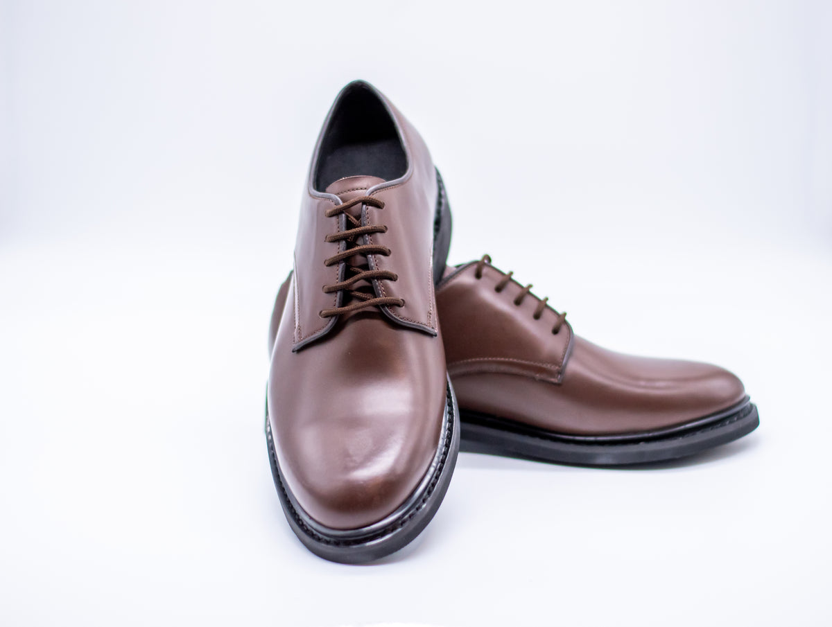 Oxford 7000 - Men's AGSU Brown Low Quarters Goodyear Welted