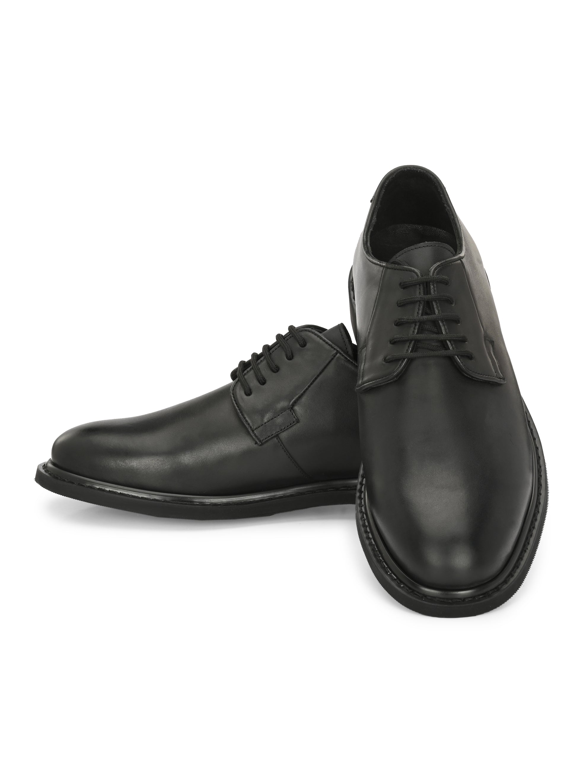 mens black leather dress shoes Blake stitch construction Altama - Uniform Oxford Black
